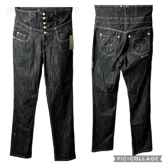 Nwt Coogi High Rise Jeans - Picture 1 of 8